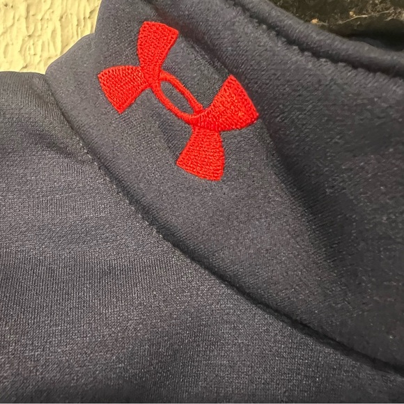 Under Armour Navy and Red University of Dayton Flyers Quarter-Zip size small - Picture 6 of 16